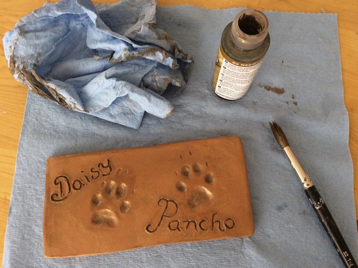 Craft Project:Pet Paw Keepsake Shadow Box 16